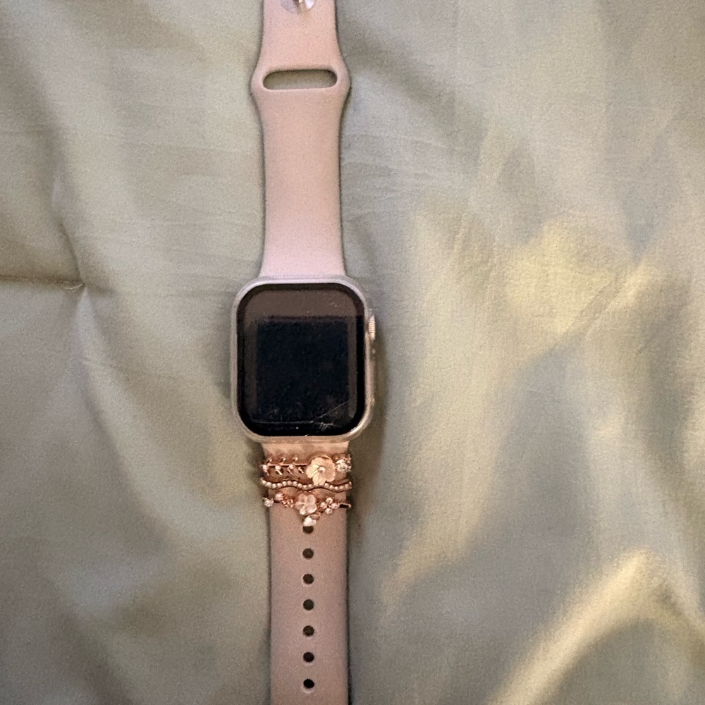 Apple Smartwatch w tan S/M band